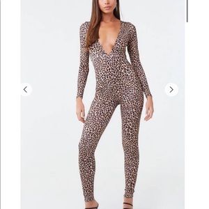 Leopard Print Jumpsuit Never Worn!!!